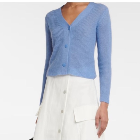 Vince Sweaters - VINCE S/P preppy feminine mohair wool Women's Blue Cardigan
